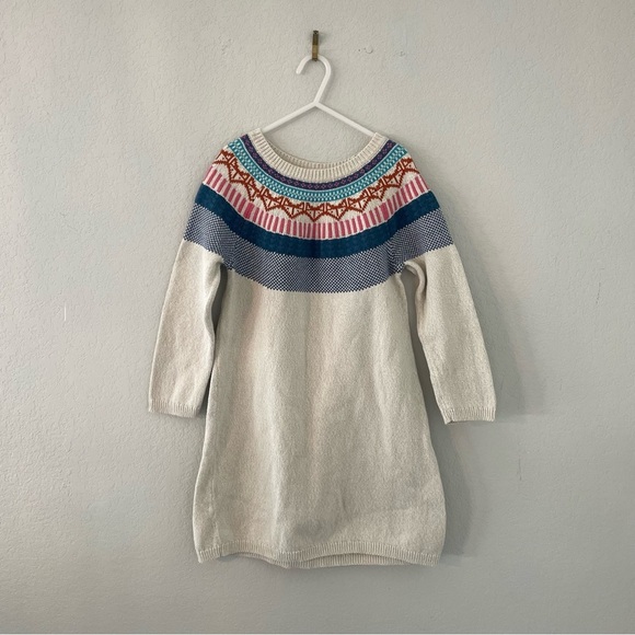 Tea Collection Other - Tea Collection Matyas Sweater Dress Long Sleeve Girls Size 8